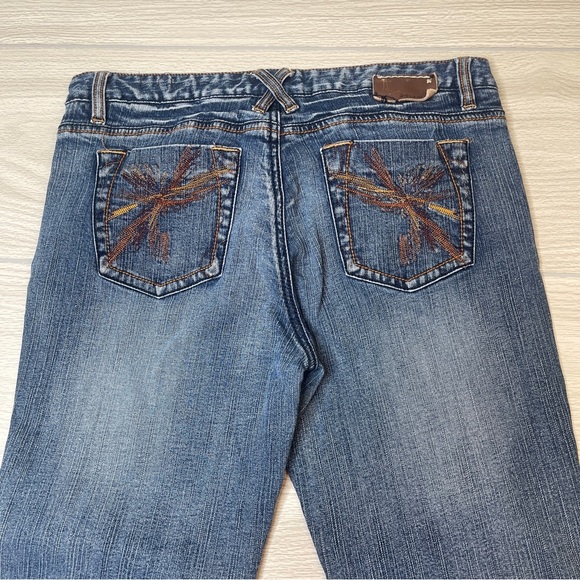 Mudd Jeans Vintage Y2K 2000’s Low Rise Bootcut Blue Denim Jeans Size Junior’s 13 - Picture 5 of 13